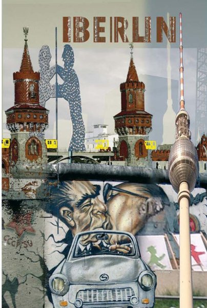 Ретро плакат Берлин