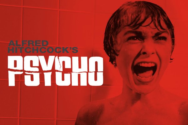 Хичкок психо Постер