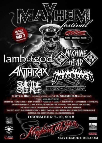 Mayhem группа Постер