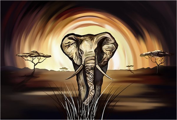 Слон Минимализм