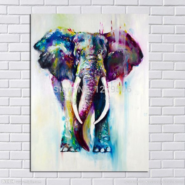 Постеры слонов для интерьера