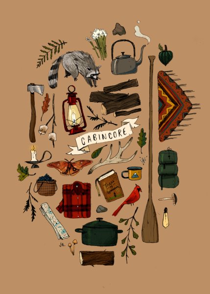 Плакаты в стиле Goblincore