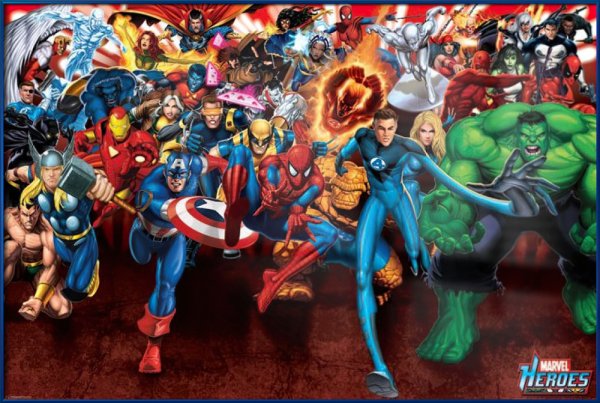 Постер Супергерои Марвел