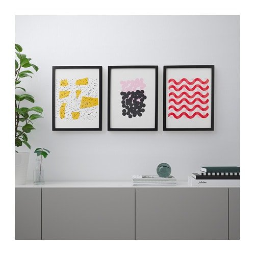 БЬЁРКСТА картина икеа Зебра