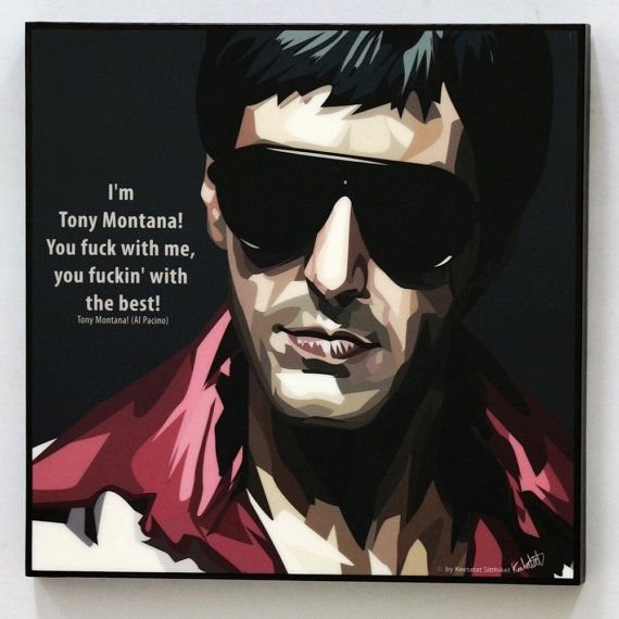 Тони Монтана Scarface Pop Art