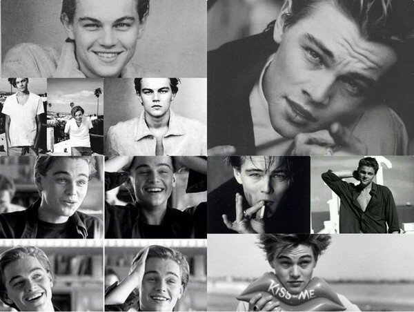 Леонардо ди Каприо в молодости Эстетика