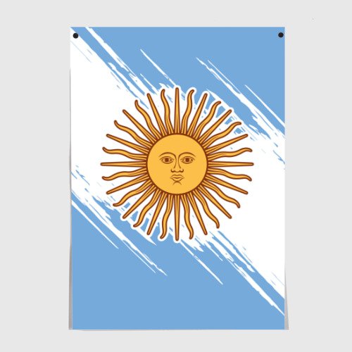 Лионель Месси Аргентина Постер