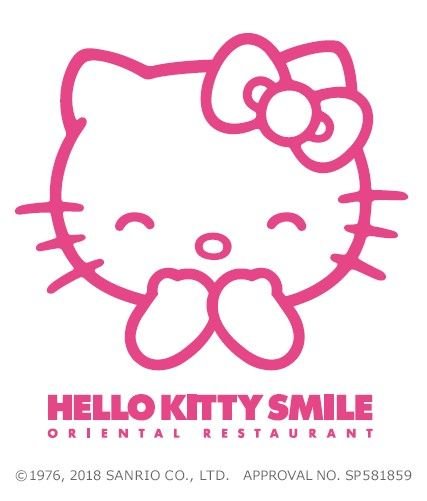 Хелло Китти улыбается