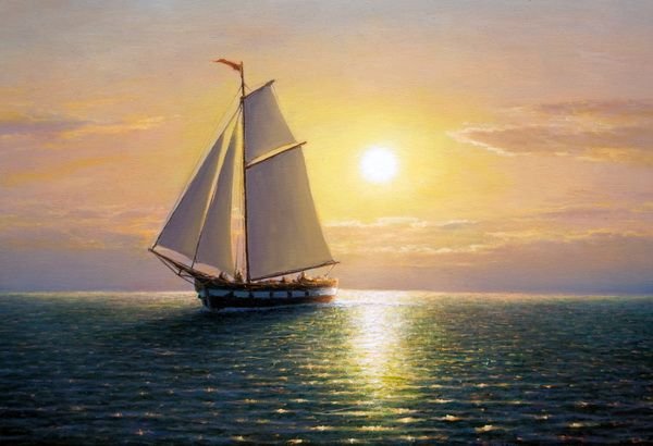 Фрегат Паллада картина художника