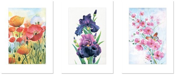 Птицы Ботанический рисунок