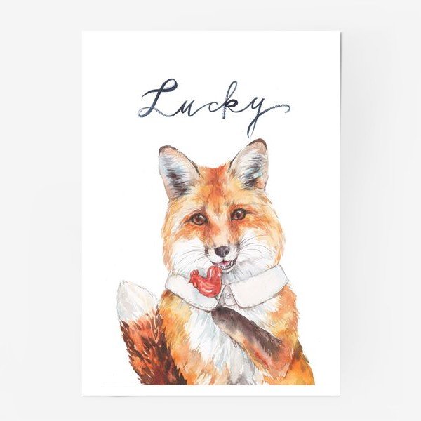 Постер лиса