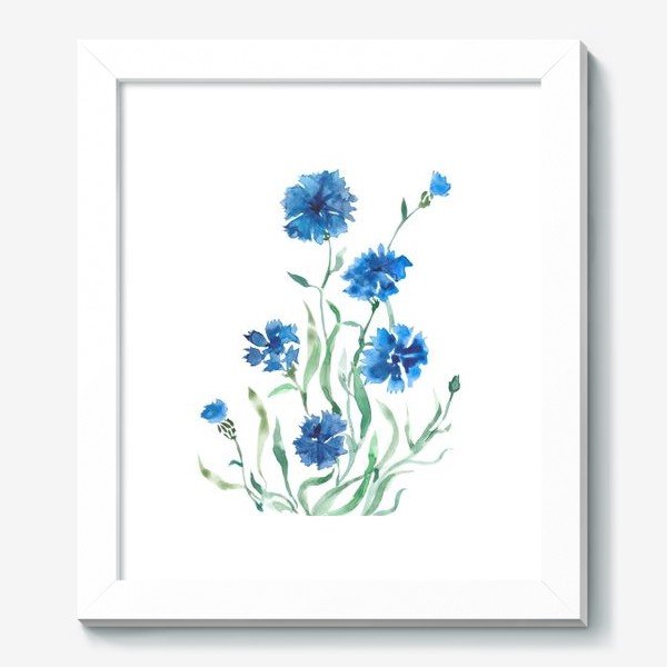 Васильки в интерьере