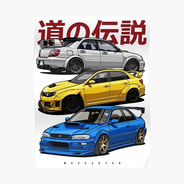 Субару плакат