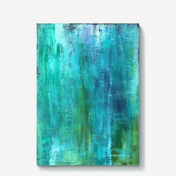 Абстракция в бирюзовых тонах