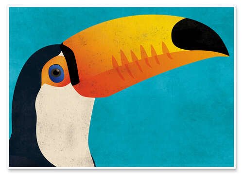 Рисунки акварелью креатив Тукан