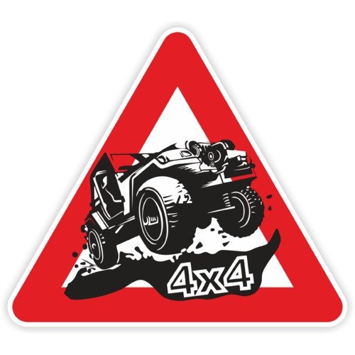 Наклейка оффроад 4х4