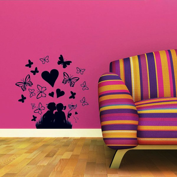 Наклейки интерьерные любовь