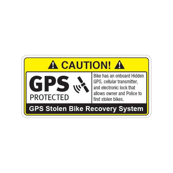 Наклейка GPS tracking