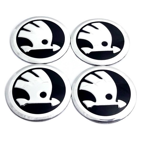 Наклейка Шкода на колпачок диска