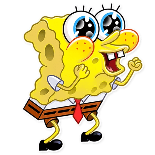 Наклейки губка Боб