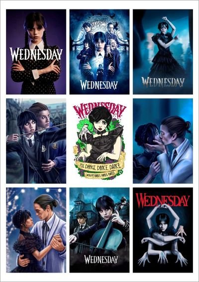 Аддамс наклейка