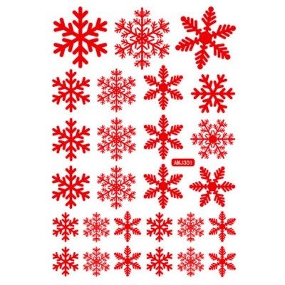 Наклейка - снежинки