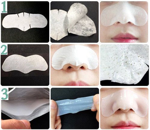 Патчи Black out Pore 3-Step nose Pack