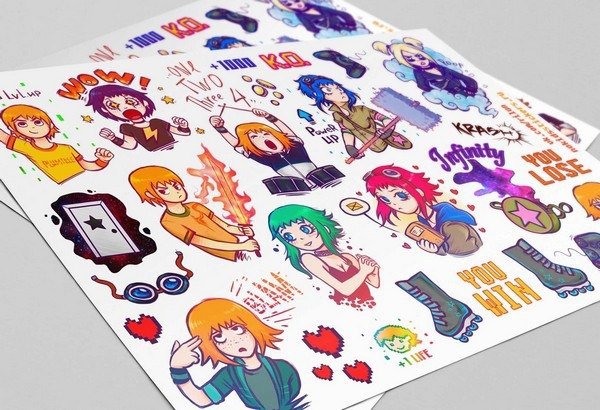 Наклейки инди КИД