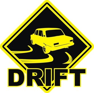 Наклейки на авто Drift