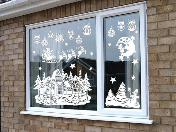 Силиконовые украшения на окна