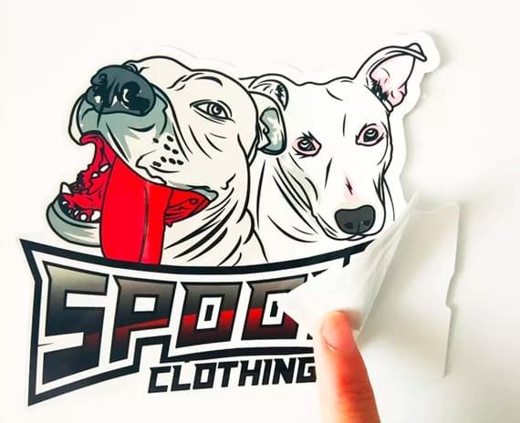 Наклейки с логотипом