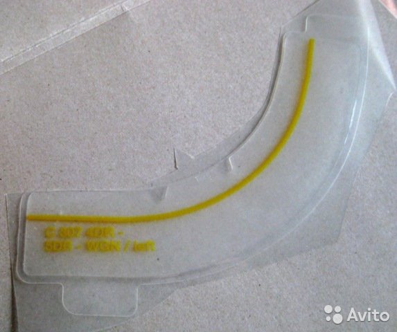 Антигравийная наклейка левая focus2