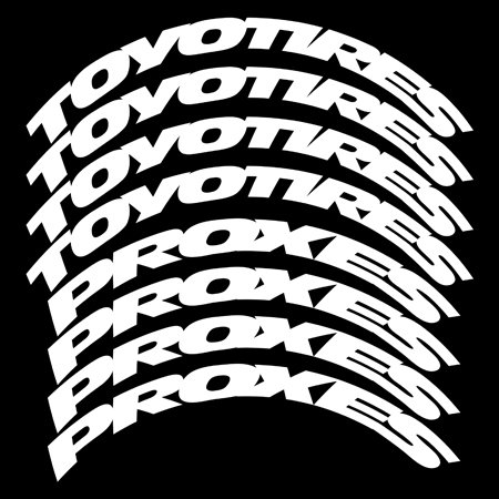 Toyo Tires наклейки на резину