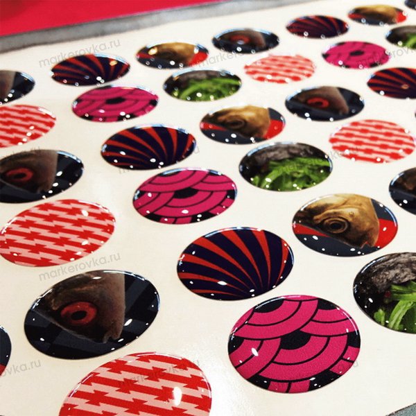 Полимерные наклейки