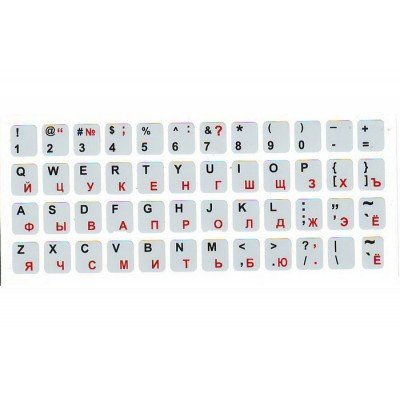 Буквы на клавиатуру наклейки