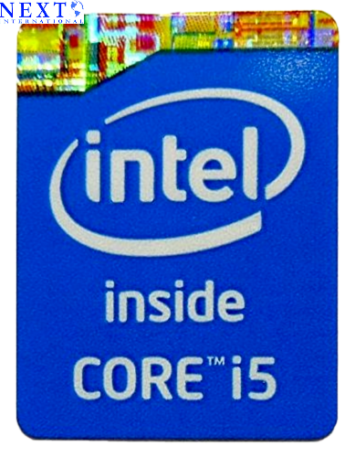 Наклейка Intel на корпусе компьютера