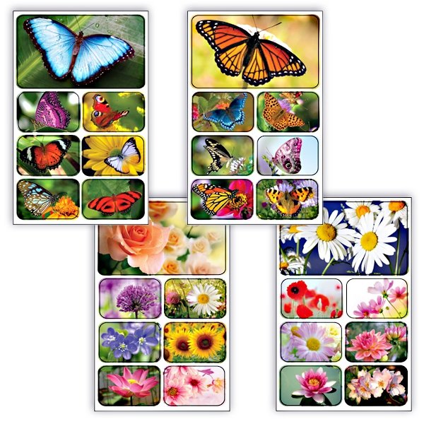 Наклейки 3d YM-627