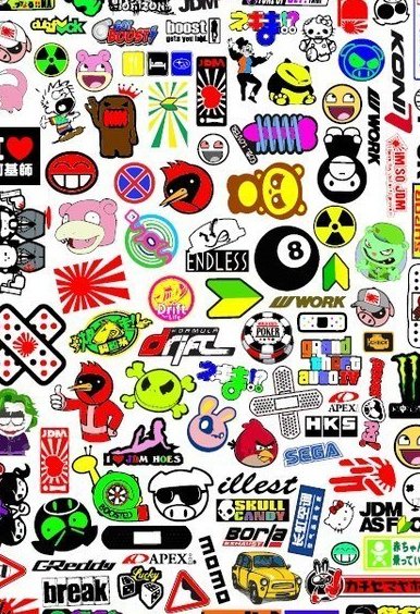 Наклейка на автомобиль похуй