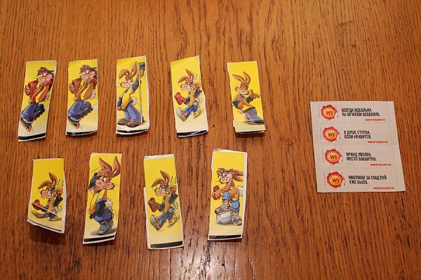 Несквик коллекции наклеек