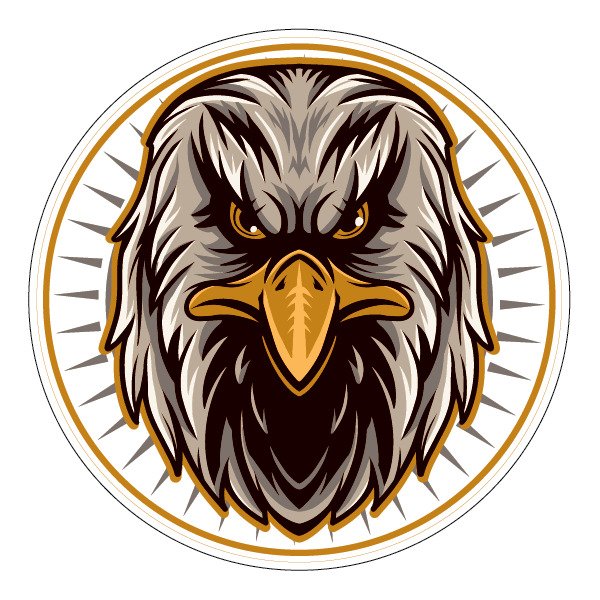 Орёл наклейка на авто