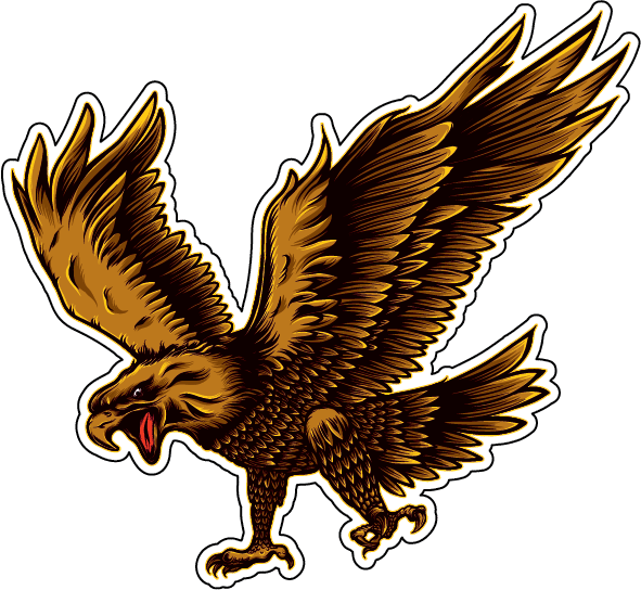 Наклейка Орел