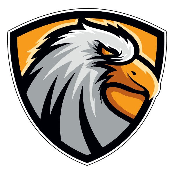 Орёл наклейка на авто