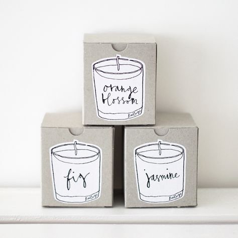 Этикетки для свечей