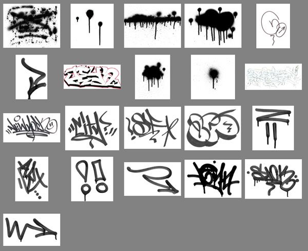 Наклейки Теги граффити