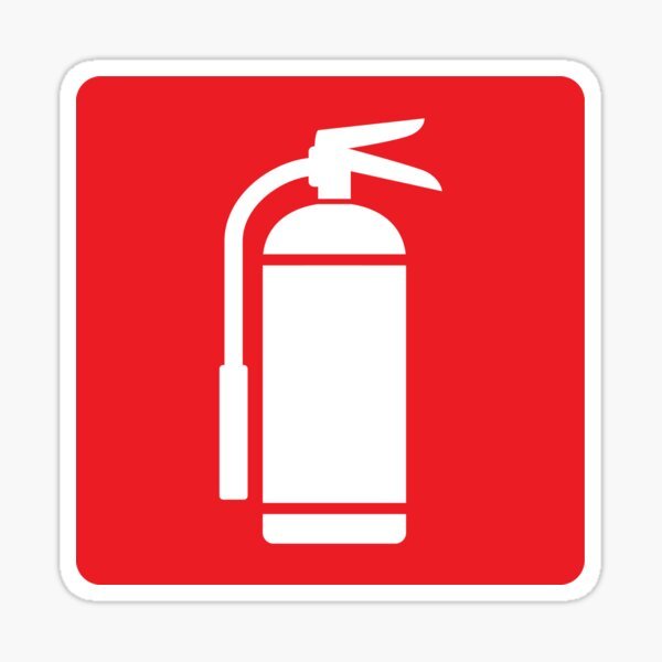 Пожарный знак "огнетушитель"