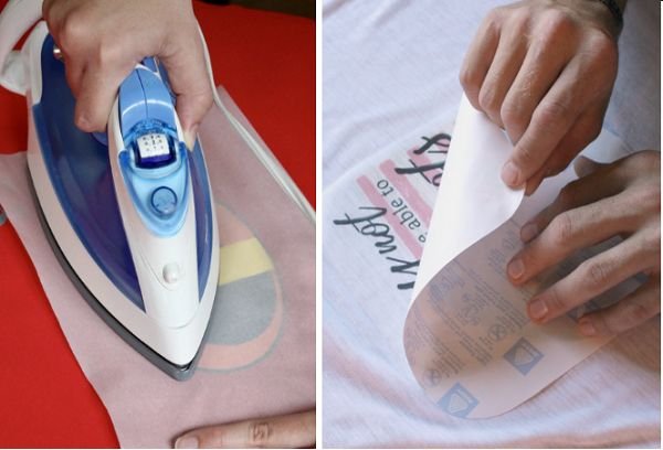 Термонаклейка на ткань утюгом