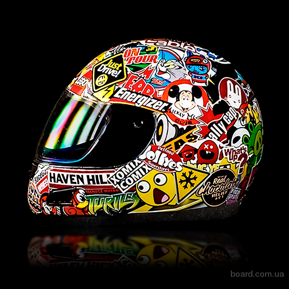 Стикеры на шлем