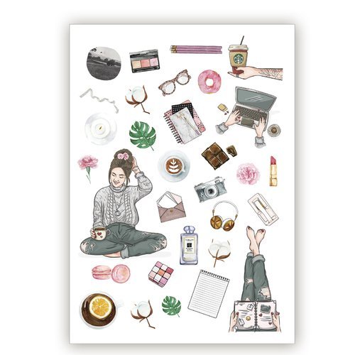 Наклейки для ежедневника