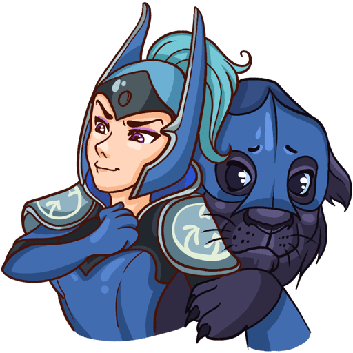 Наклейка доты