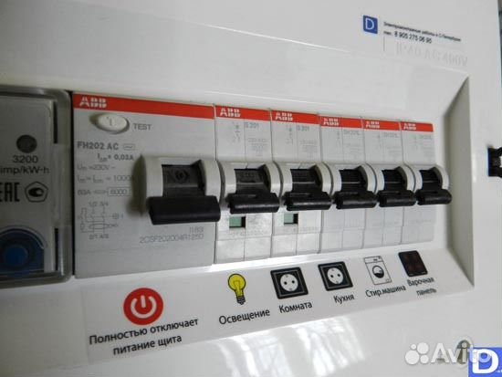 Маркировка автоматических выключателей